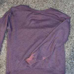 Small, purple American Eagle crew neck